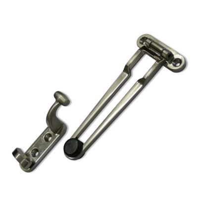 מוצר זה תקבלו עם הדלת .סגר ביטחון מעוצב ניקל