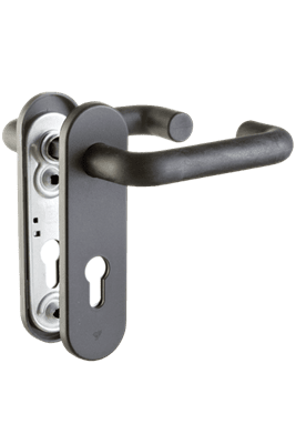 סט ידיות נעות לדלת אש