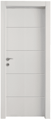 דלת פולימר דגם חריצים רוחב