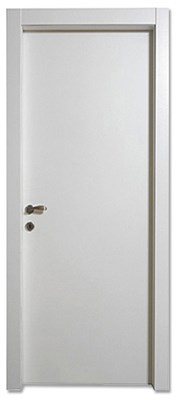 דלת פנים מעץ דגם מילניום + גוון לבן